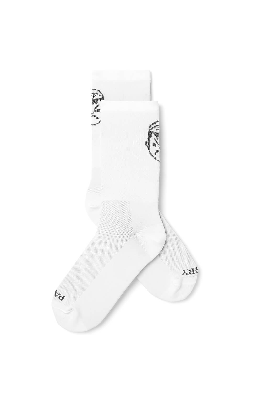 High Top Classic White Cycling Socks